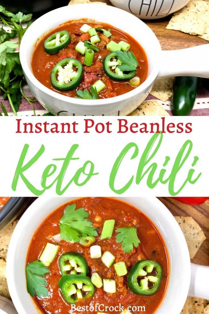 Beanless Instant Pot Ketogenic Chili Recipe - Best of Crock