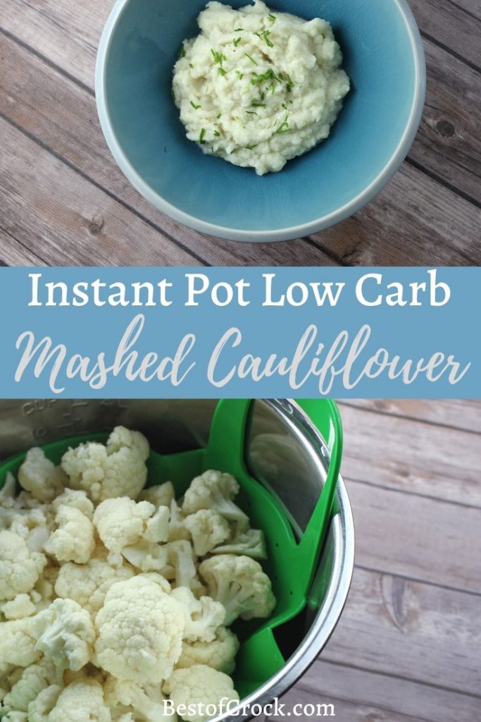 There is nothing easier and more delicious than Instant Pot mashed cauliflower as the perfect low carb side dish for lunch or dinner. Healthy Instant Pot Recipes | Instant Pot Side Dish Recipes | Instant Pot Recipes | Healthy Recipes | Low Carb Recipes | Ketogenic Recipes | Weight Loss Recipes #InstantPot #Recipe