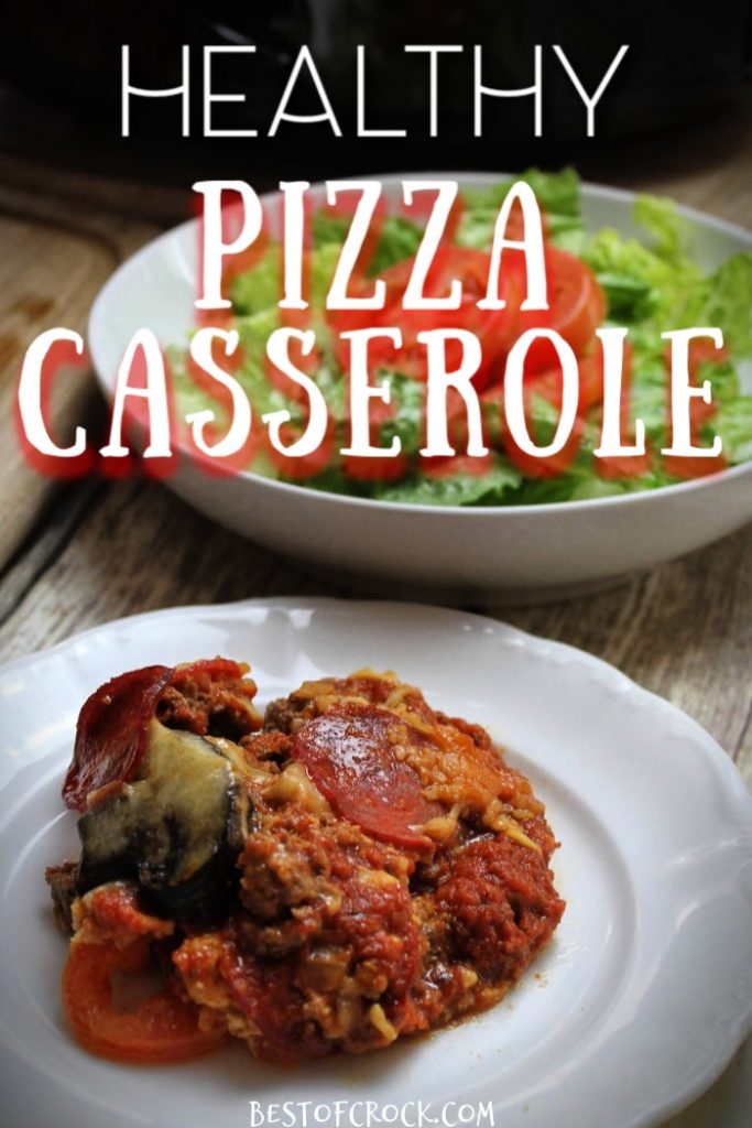 A healthy crockpot pizza casserole can really make a difference as a weight loss recipe and is a family dinner recipe that everyone will love. Crockpot Recipes for Dinner | Slow Cooker Dinner Recipe | Healthy Crockpot Recipes | Crockpot Recipes for Families | Healthy Dinner Recipes Slow Cooker #crockpot #recipes