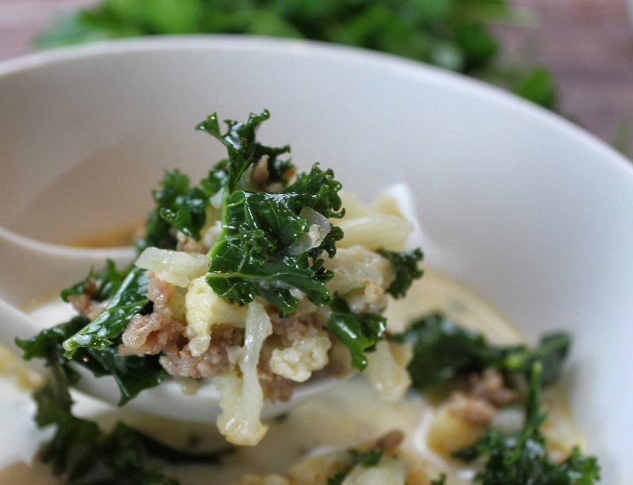 Healthy Instant Pot Sausage and Kale Soup Recipe