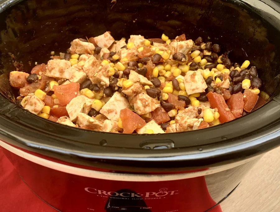 Crockpot salsa chicken is an easy crockpot recipe that can be used with chips, on top of salads, in tacos, or on its own for a low carb snack. Healthy Salsa Chicken | Mexican Salsa Chicken | Salsa Chicken Crockpot | What to Serve with Salsa Chicken | Salsa Chicken Casserole | Shredded Salsa Chicken 