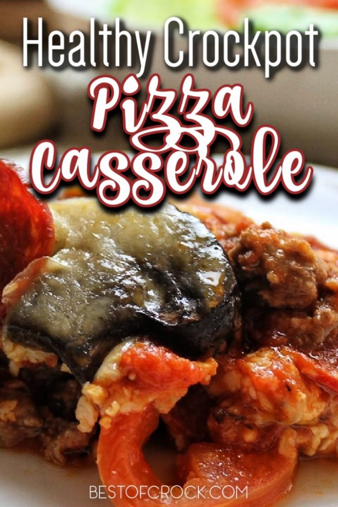 A healthy crockpot pizza casserole can really make a difference as a weight loss recipe and is a family dinner recipe that everyone will love. Crockpot Recipes for Dinner | Slow Cooker Dinner Recipe | Healthy Crockpot Recipes | Crockpot Recipes for Families | Healthy Dinner Recipes Slow Cooker #crockpot #recipes