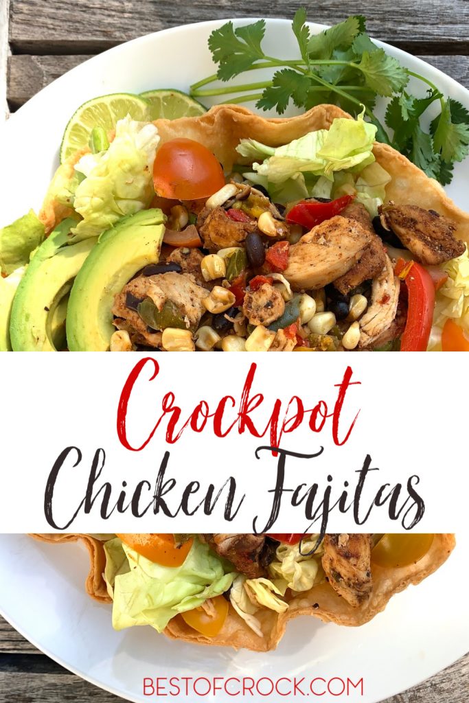 Crockpot chicken fajitas with frozen corn make for an easy delicious crockpot dinner that is a family-approved recipe. Easy Crockpot Recipes | Crockpot Recipes with Chicken | Crockpot Recipes with Frozen Vegetables | Crockpot Chicken Fajitas Frozen | Slow Cooker Dinner Recipes #crockpot #crockpotrecipes #slowcooker