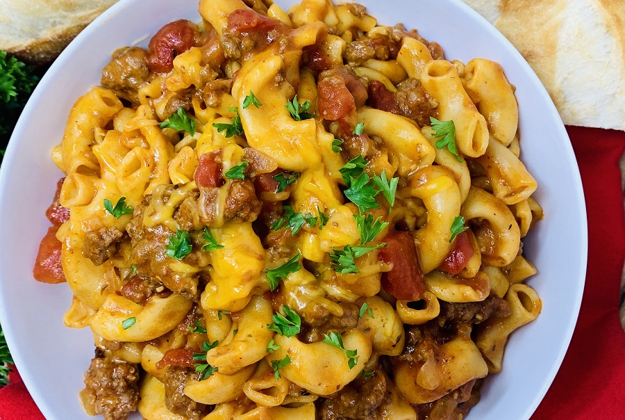 Our Instant Pot goulash recipe with beef takes a family favorite recipe and makes it easier to make while bringing out rich and delicious flavors. Goulash with Corn | Old Fashioned Goulash Recipe | Goulash Macaroni Recipe | Cheesy Instant Pot Goulash | Instant Pot Casserole Recipe | Instant Pot Macaroni Recipe