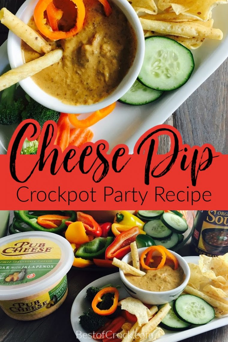 Crockpot Cheese Dip with Beans (No Velveeta) Best of Crock