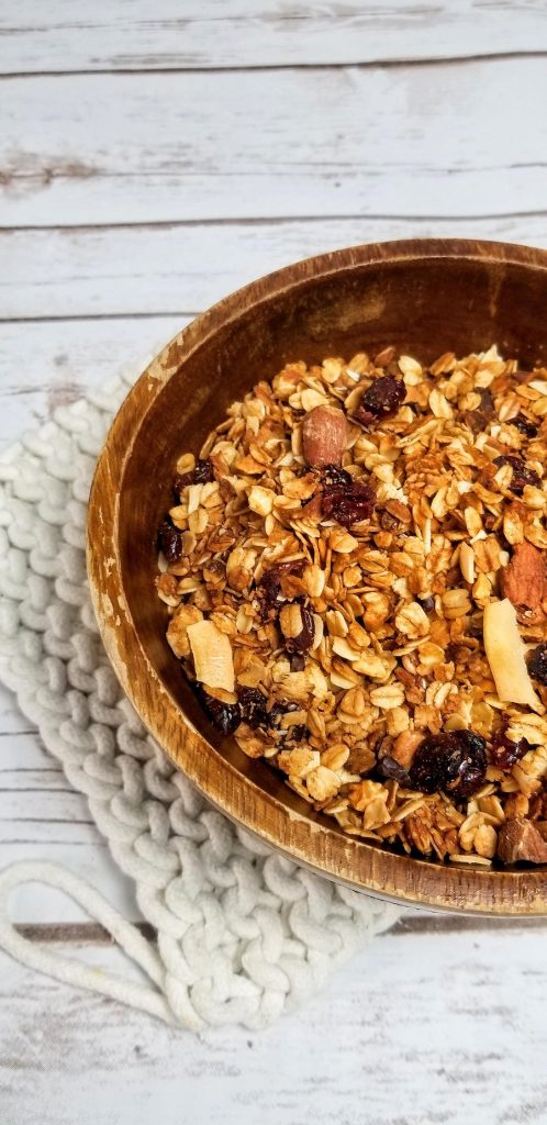 Crockpot Gluten Free Granola Recipe Bowl of Granola