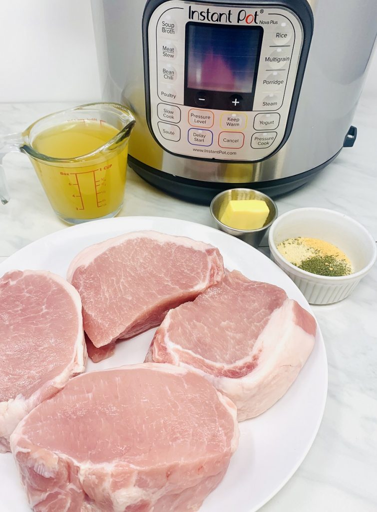 Low Carb Instant Pot Pork Chops Recipe Ingredients
