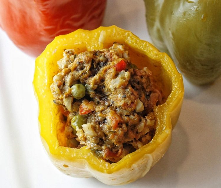 Low Carb Slow Cooker Stuffed Peppers Best of Crock