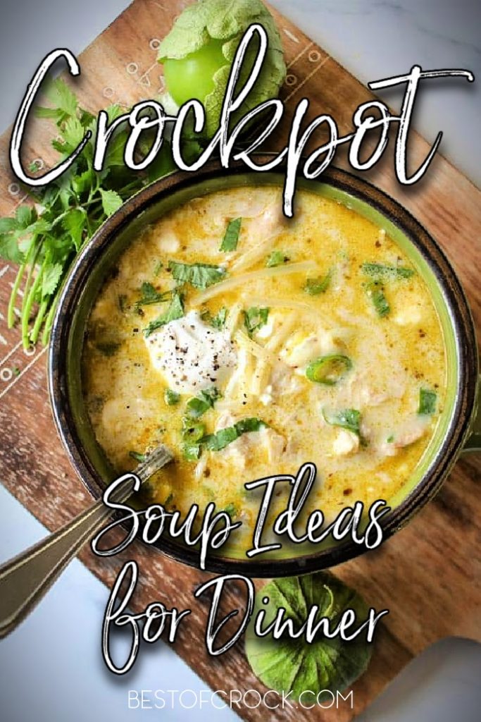 Crockpot soup dinner ideas can vary but they always help with meal planning for the week and result in a delicious bowl of soup each and every time. Slow Cooker Soup Recipes | Crockpot Soup Recipes | Crockpot Soup Recipes with Chicken | Healthy Slow Cooker Soup Recipes | Crockpot Potato Soup | Slow Cooker Beef Soup Recipes | Veggie Soup Recipes #soup #crockpot