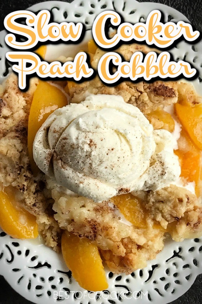 Easy Slow Cooker Peach Cobbler Recipes Best of Crock