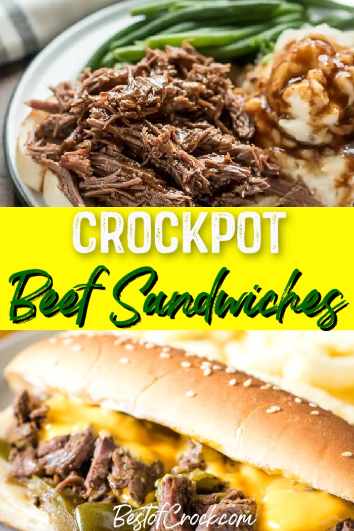 Easy Crockpot Beef Sandwich Recipes - Best of Crock