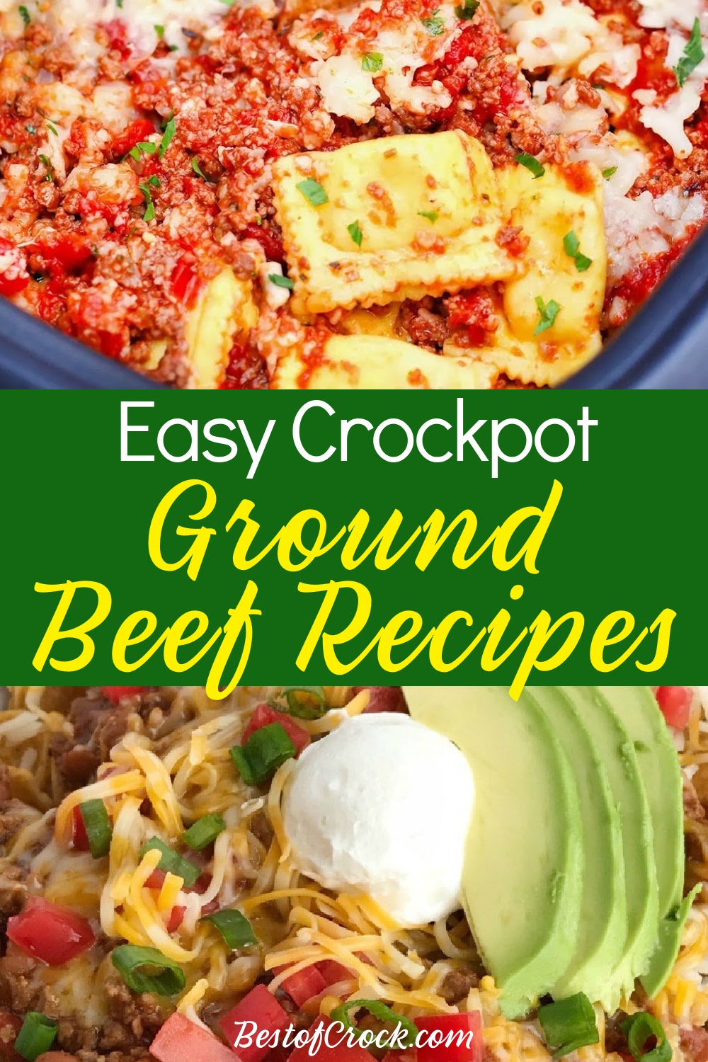 Easy Crockpot Recipes with Ground Beef Best of Crock