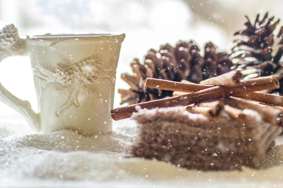 Crockpot Spiked Hot Chocolate Recipes a Cup of Hot Chocolate with Cinnamon Sticks and Pine Cones Next to it