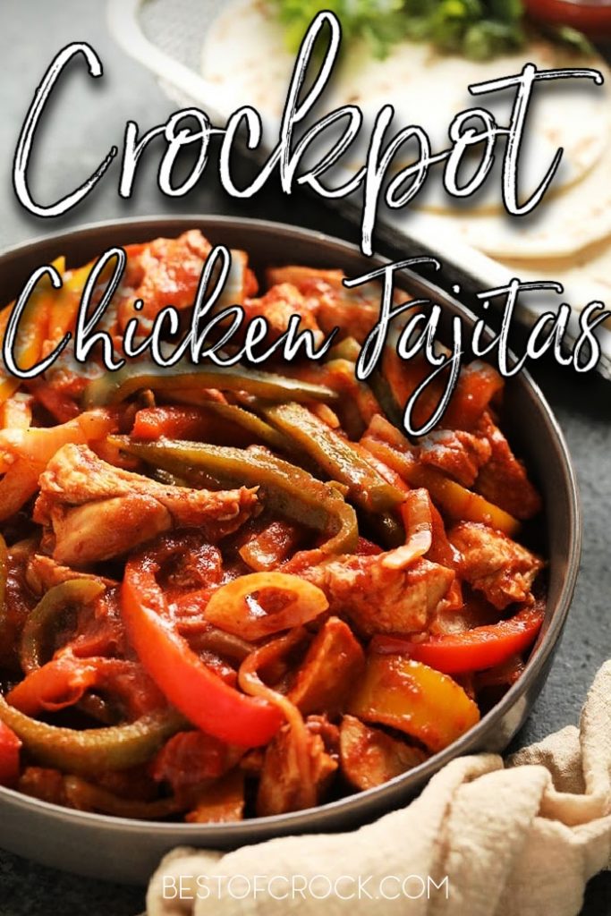 The best chicken fajitas slow cooker recipes bring the amazing flavors of chicken, bell peppers, and onions to your kitchen for an easy and flavorful dinner. How to Make Chicken Fajitas | Crockpot Mexican Recipes | Slow Cooker Dinner Recipes | Chicken Fajita Marinade | Taco Tuesday Recipes | Crockpot Recipes with Chicken | Chicken Slow Cooker Recipes #chicken #fajitas