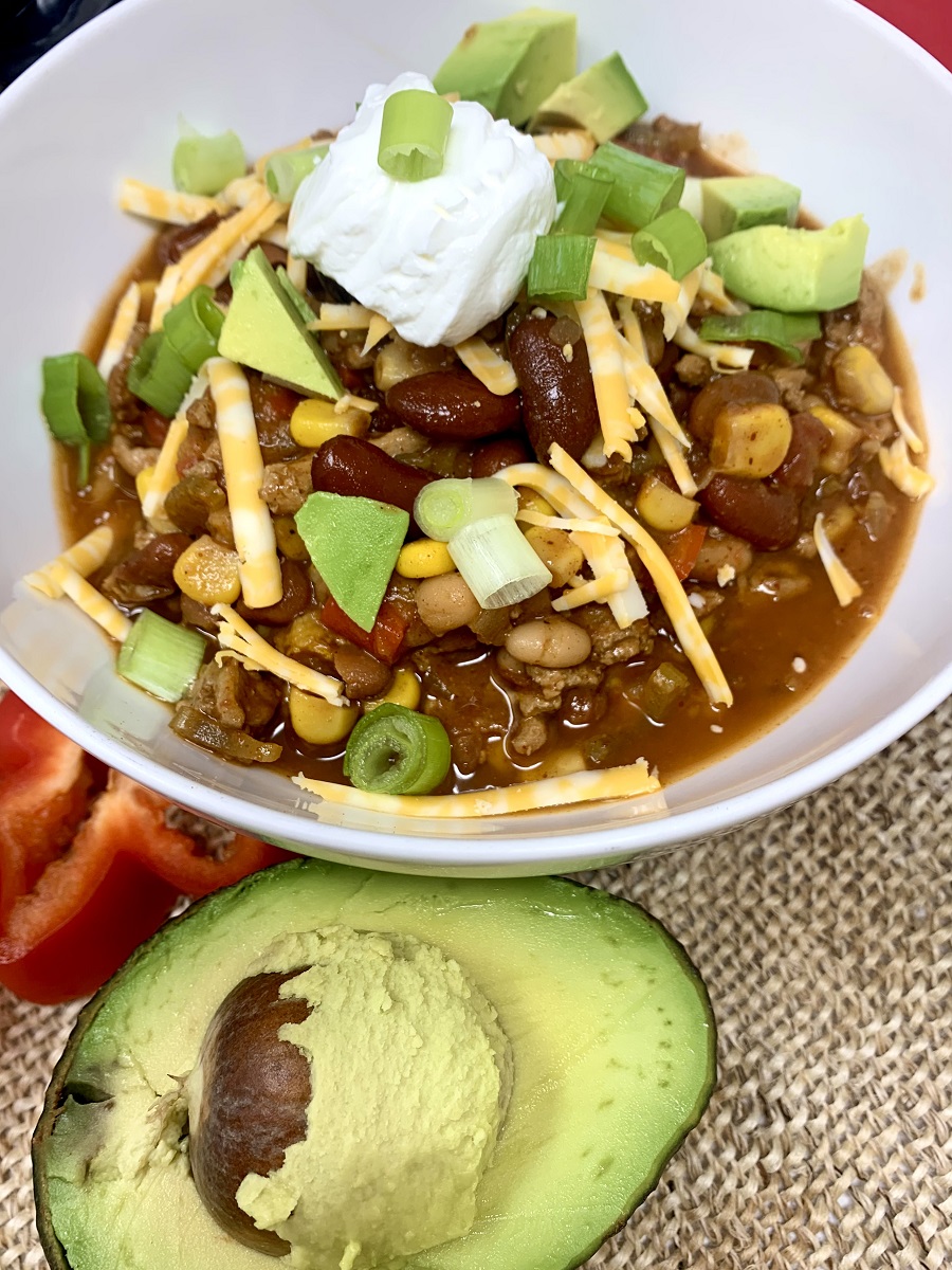 Crockpot Turkey Chili with Pinto Beans Best of Crock