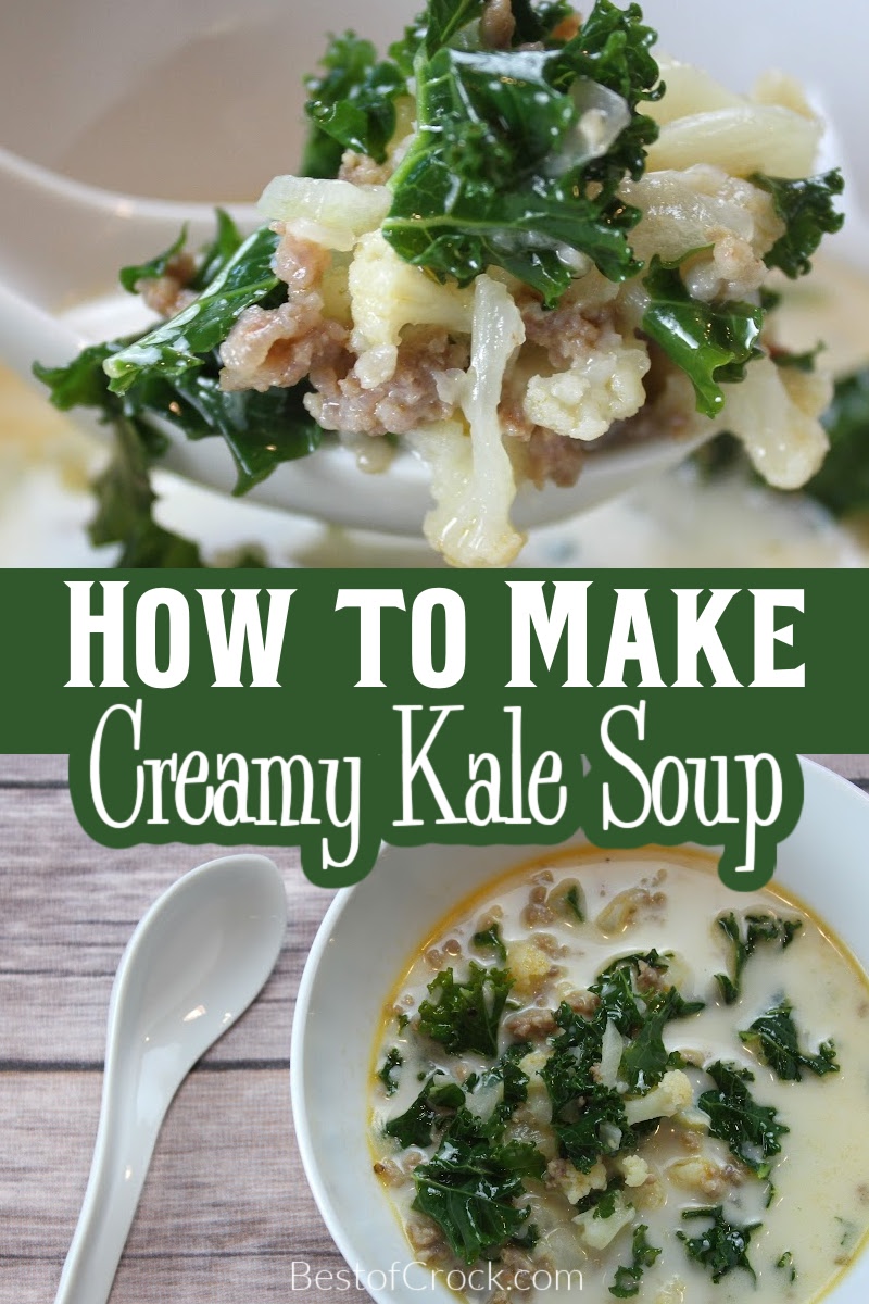 This easy creamy kale soup gives us a healthy and delicious way to get more kale into our diet and is an easy recipe to add to your meal planning. Healthy Instant Pot Recipes | Healthy Dinner Recipes | Easy Soup Recipes | Instant Pot Kale Recipes | Instant Pot Sausage Recipes | Pressure Cooker Soup Recipes | Healthy Recipes with Kale | Healthy Lunch Ideas | Healthy Meal Planning Recipes via @bestofcrock