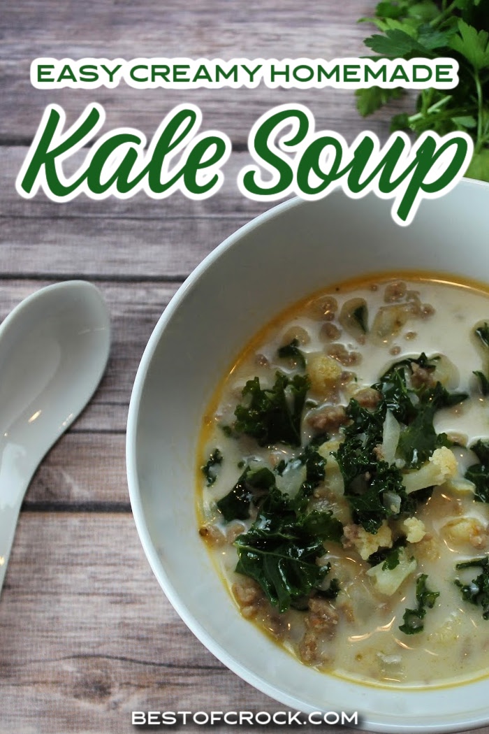 This easy creamy kale soup gives us a healthy and delicious way to get more kale into our diet and is an easy recipe to add to your meal planning. Healthy Instant Pot Recipes | Healthy Dinner Recipes | Easy Soup Recipes | Instant Pot Kale Recipes | Instant Pot Sausage Recipes | Pressure Cooker Soup Recipes | Healthy Recipes with Kale | Healthy Lunch Ideas | Healthy Meal Planning Recipes via @bestofcrock