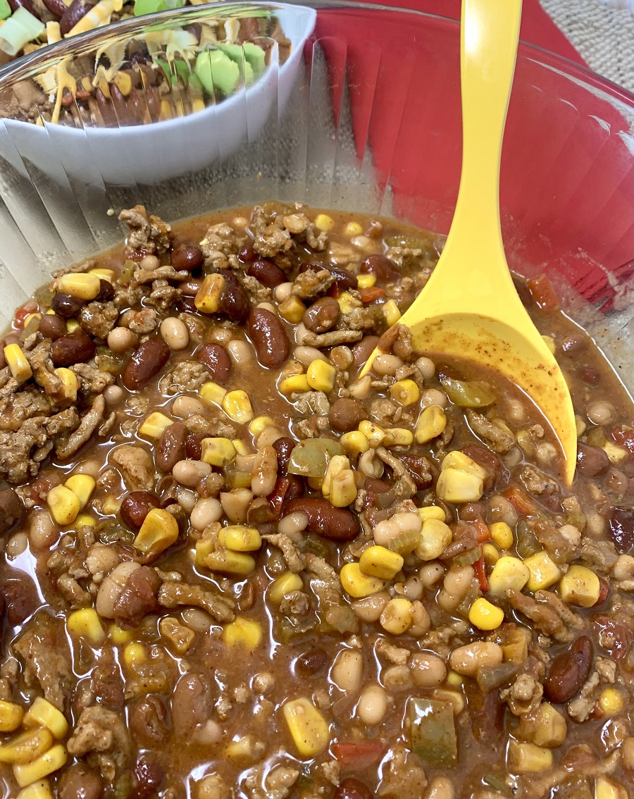 Crockpot Turkey Chili with Pinto Beans Best of Crock