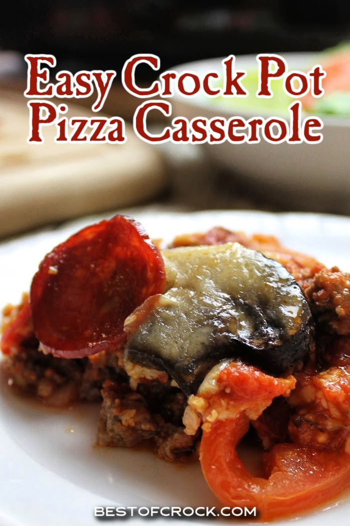 Our easy crock pot pizza casserole recipe combines ground beef, pizza sauce, and your favorite pizza toppings into an easy dinner recipe the entire family will enjoy. Easy Pizza Casserole Recipe | Slow Cooker Pizza Casserole | Cheesy Pizza Casserole | Delicious Pizza Casserole | Homemade Pizza Casserole | Family-Friendly Pizza Casserole | Budget-Friendly Pizza Casserole | Easy Dinner Recipes | Busy Weeknight Dinners | Simple Dinner Recipes | Family Dinner Ideas via @bestofcrock