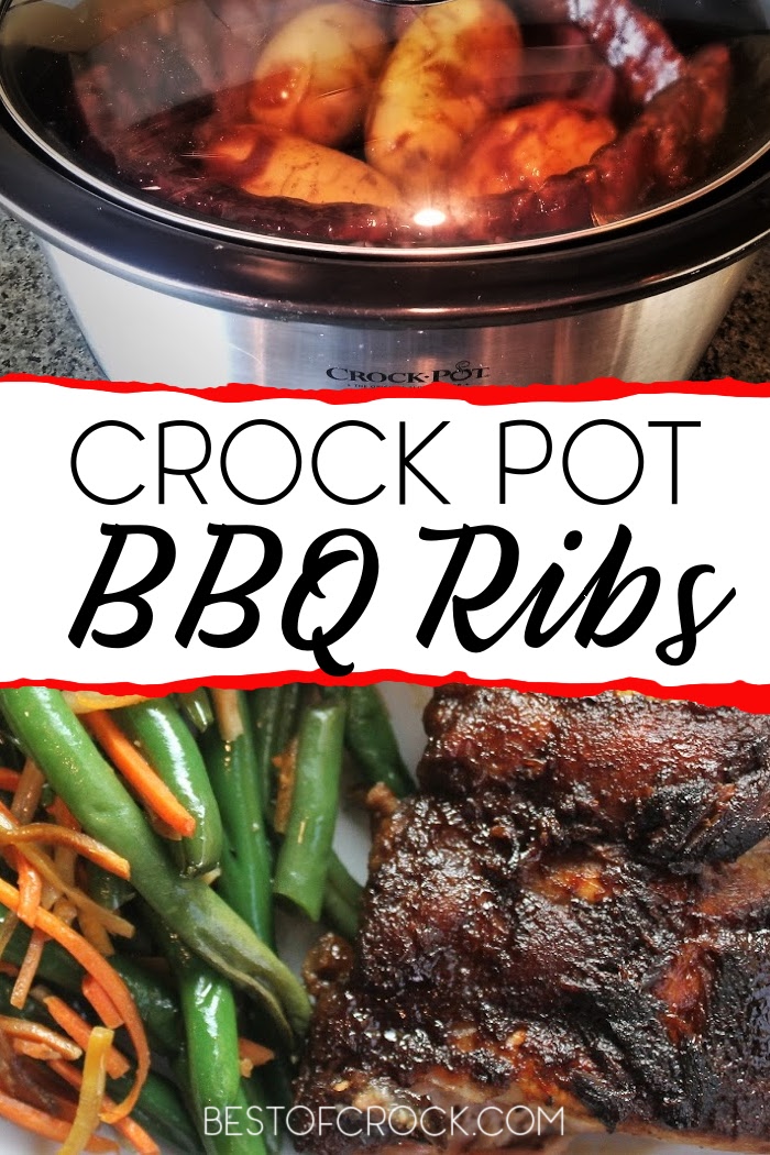  When you know how to make crockpot BBQ ribs, they simmer for hours resulting in tender flavorful ribs that can be paired with any side dishes. BBQ Ribs Recipe | Slow Cooker Ribs Recipe | Crockpot Ribs Recipe | Crockpot Dinner Recipes | Crockpot Recipes with Pork | Easy Crockpot Recipes #crockpot #BBQ 