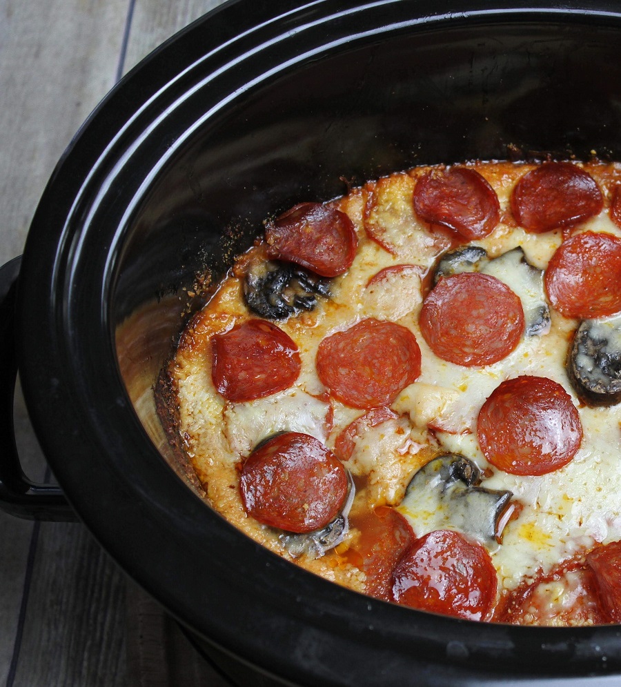 Crockpot Pizza Recipes Pizza Casserole in a Crockpot