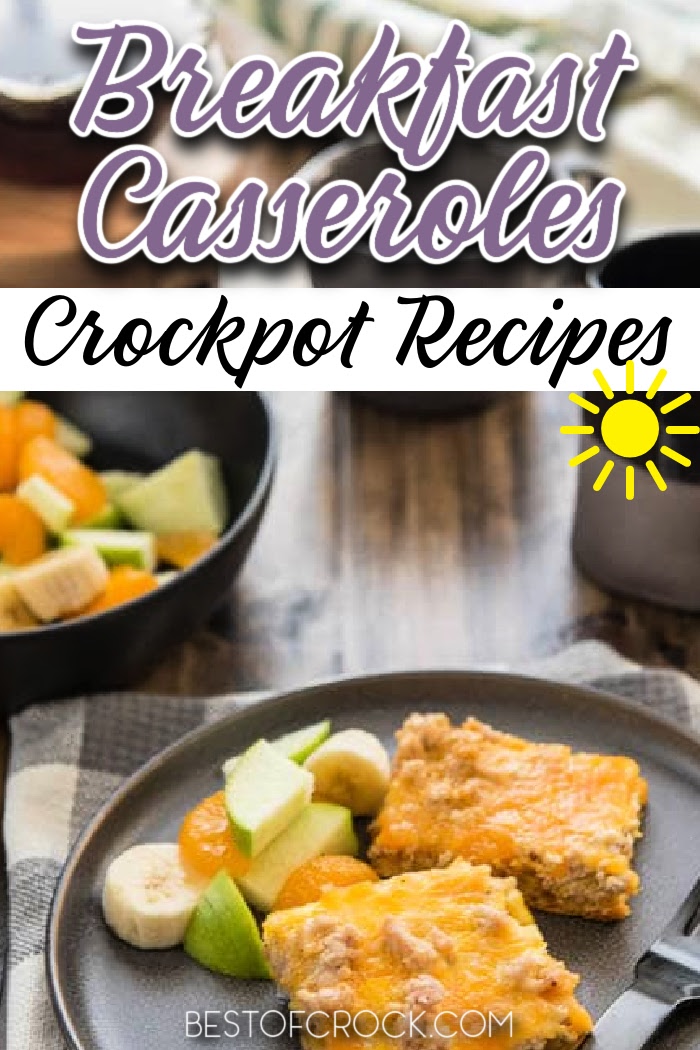 Slow Cooker breakfast casserole recipes are easy to make and ensure you have breakfast ready in the morning for everyone in the family. Crockpot Breakfast Recipes | Slow Cooker Breakfast Overnight | Crockpot Overnight Recipes | Slow Cooker Breakfast Casserole Hash Browns | Easy Breakfast Recipes | Easy Slow Cooker Recipes #breakfast #crockpot via @bestofcrock