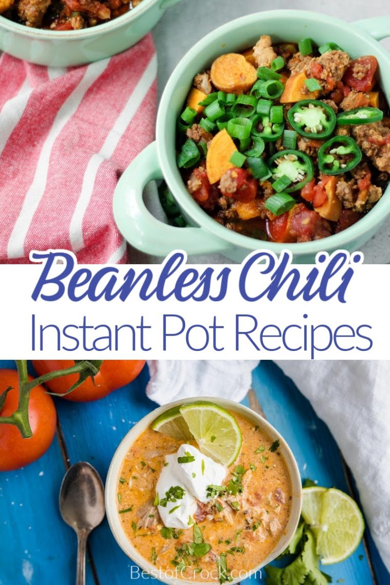 Beanless Instant Pot Chili Recipes Best of Crock