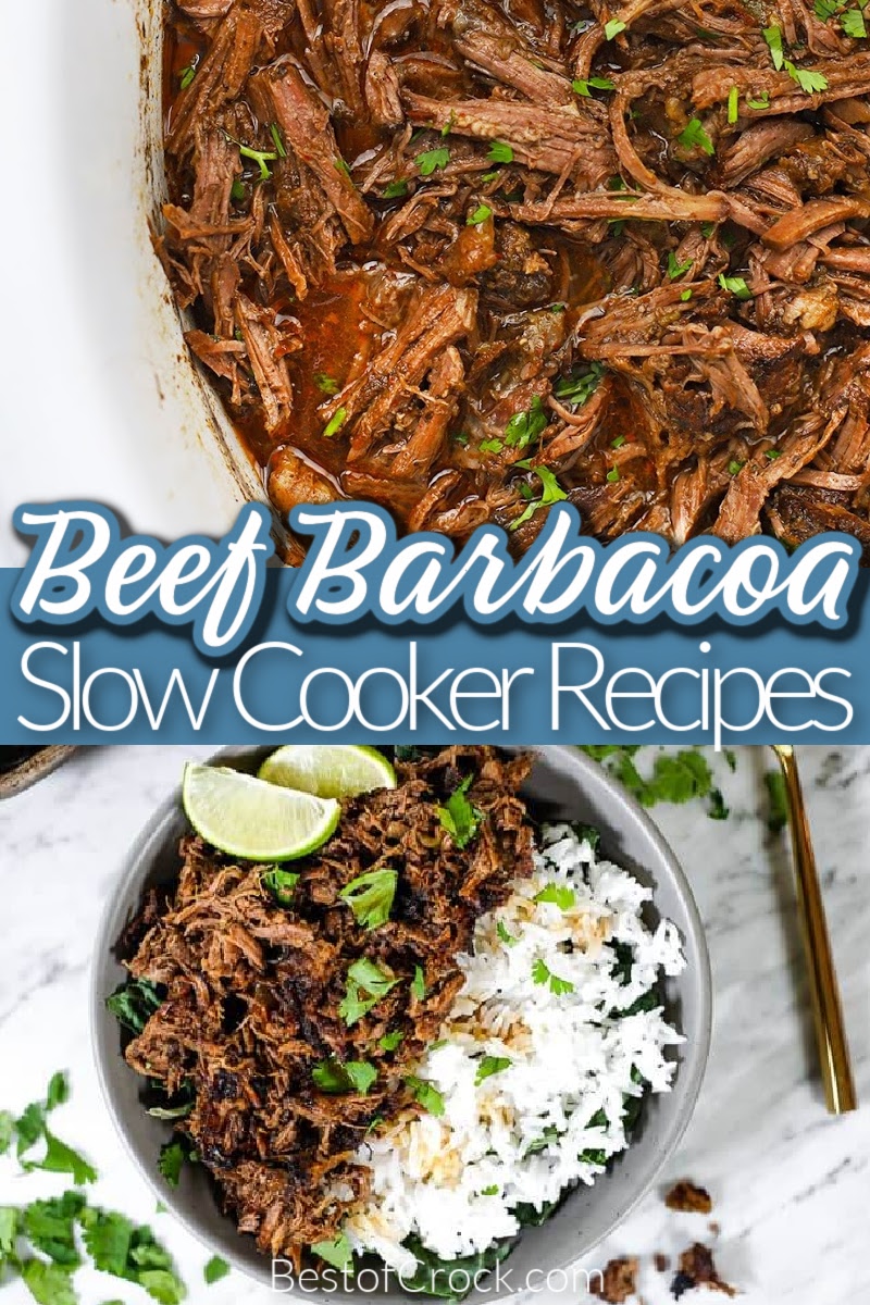 Slow cooker beef barbacoa recipes are versatile for meal prep and perfect for Taco Tuesday, salads, and countless easy dinner recipes. Slow Cooker Recipes with Beef | Crockpot Beef Recipes | Slow Cooker Mexican Food Recipes | Slow Cooker Barbacoa Tacos | Crockpot Barbacoa Recipes | Taco Tuesday Recipes Slow Cooker #mexicanfood #slowcookerrecipes via @bestofcrock