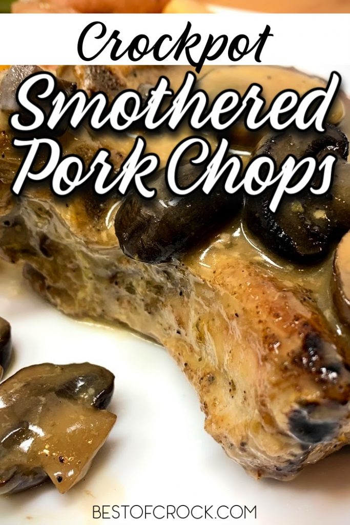 This crockpot pork chops with cream of mushroom soup recipe is easy to make and perfect for meal planning each week. Pork Chops and Potatoes | Crockpot Recipes with Pork | Slow Cooker Pork Chops | Crockpot Cream of Mushroom Soup | Crockpot Dinner Recipes | Easy Crockpot Recipes | Easy Dinner Recipes #dinnerrecipes #crockpotrecipes