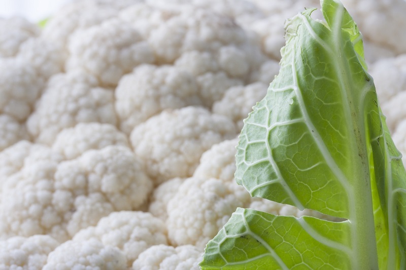 Instant Pot Recipes with Cauliflower Close Up of a Head of Cauliflower