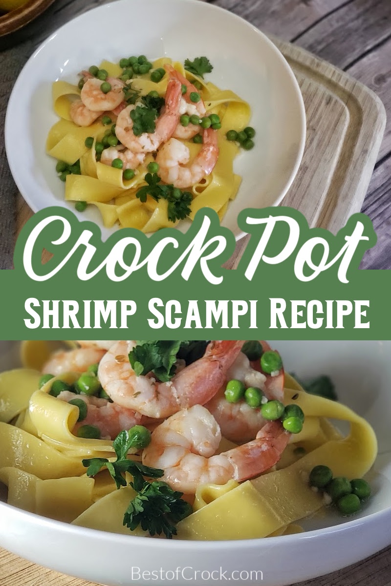 Use this slow cooker shrimp scampi recipe to put together an impressive dinner with minimal effort or even skill. Crockpot Seafood Recipes | Crockpot Shrimp Recipes | Crockpot Pasta Recipes | Slow Cooker Pasta | Crockpot Dinner Recipes | Date Night Recipes | Easy Crockpot Recipes via @bestofcrock