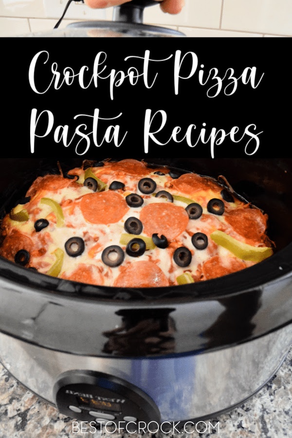 Crockpot pizza pasta recipes combine two of the best Italian recipes into one delicious and easy crockpot dinner recipe. Best Crockpot Pasta Recipes | Easy Crockpot Pizza Recipes | Italian Pizza Pasta Crockpot | Pizza Pasta Bake with Ricotta | Crockpot Italian Recipes | Easy Crockpot Dinners | Slow Cooker Pasta Recipes #crockpotrecipes #dinnerrecipe via @bestofcrock