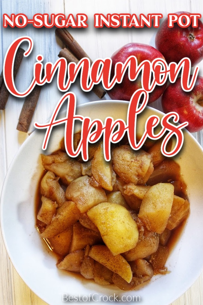 Instant Pot cinnamon apples are the perfect party food recipe and can be served as toppings, fillings, and even alone as a warm simple dessert. Instant Pot Desserts for Parties | Instant Pot Party Recipes | Instant Pot Recipes with Apples | Homemade Cinnamon Apples | Party Dessert Recipes | Pressure Cooker Recipes with Fruit | Fruit Dessert Recipes