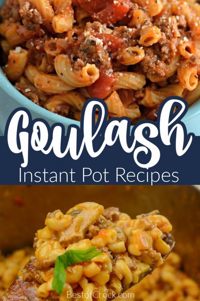 It is easier than you may think to make Instant Pot goulash recipes for family dinners or even as date night dinners that will surely impress. Easy Ground Beef Recipes | Pressure Cooker Goulash | Ground Beef Dinner Recipes | Ground Beef Pasta Recipe | Goulash Recipes Easy Ground Beef #instantpot #recipe
