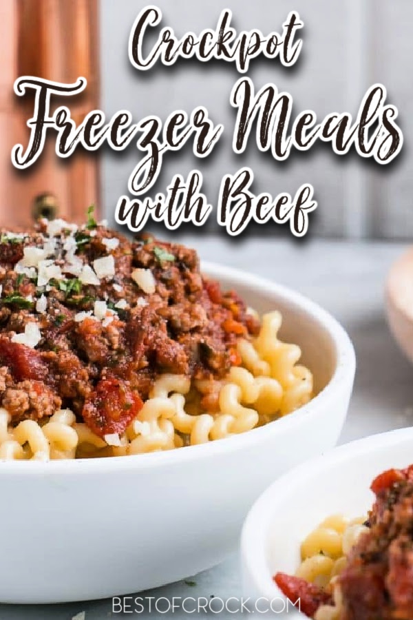 The best healthy crockpot freezer meals with beef can help you add variety to your weekly meals and save time in the kitchen. Healthy Freezer Meals | Freezer Meals with Beef | Healthy Crockpot Recipes with Beef | Crockpot Beef Recipes | Slow Cooker Freezer Meals | Meal Prep Recipes | Beef Meal Prep | Crockpot Meal Prep Recipes #beefrecipes #crockpotrecipes via @bestofcrock