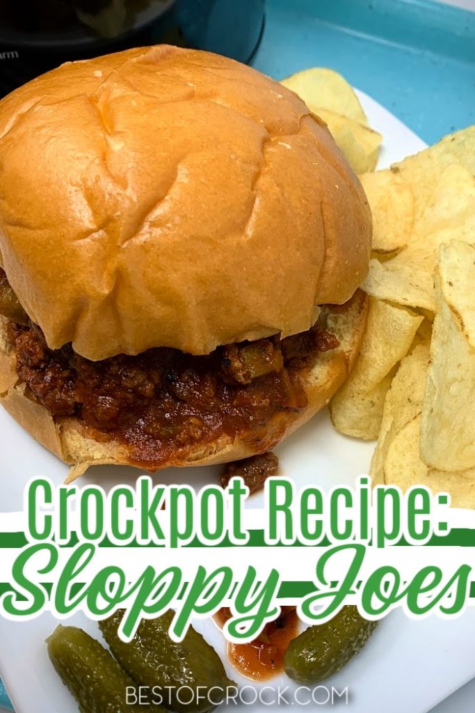 Crockpot Sloppy Joes are not only an easy dinner recipe but a fun recipe for kids to enjoy that parents can reminisce over. Lunch Recipes for Kids | Dinner Recipes for Kids | Fun Recipes for Family Dinner | Sloppy Joes Recipe Crockpot | Sloppy Joes at Home | Crockpot Recipes with Beef | Slow Cooker Beef Recipes #crockpot #recipe