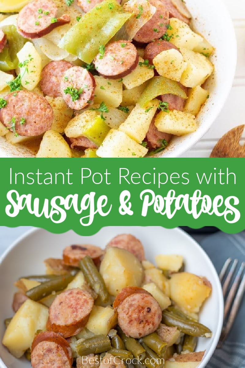 You can make and enjoy these Instant Pot sausage and potatoes recipes which are easy Instant Pot recipes for a quick delicious dish. Creamy Sausage and Potatoes Instant Pot | Instant Pot Kielbasa Potatoes and Green Beans | Instant Pot Smoked Sausage Potatoes and Carrots | Instant Pot Sausage and Rice | How to Cook Smoked Sausage in Instant Pot | Instant Pot Recipes with Potatoes | Pressure Cooker Recipes with Sausage | Instant Pot Dinner Recipes #instantpotrecipes #dinnerrecipes via @bestofcrock