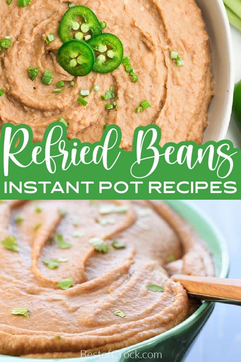 Instant Pot refried beans recipes are a classic Mexican dish that can be made with little effort, making them perfect for Taco Tuesday or any taco dinner night. Pressure Cooker Beans | How to Make Beans in a Pressure Cooker | Instant Pot Side Dish Recipes | Instant Pot Mexican Recipes | Mexican Food Recipes | Mexican Side Dish Recipes | Instant Pot Recipes with Beans | How to Cook Beans in an Instant Pot #instantpotrecipes #mexicanfood via @bestofcrock