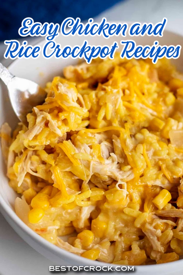 Slow cookers have perfected the art of making easy chicken and rice crockpot recipes more exciting and flavorful. Crockpot Chicken and Rice with Canned Soup | Southern Chicken and Rice Recipe | Cheesy Chicken and Rice Crockpot Recipe | Crockpot Chicken and Rice Frozen Chicken | Crockpot Recipes with Chicken | Chicken Slow Cooker Recipes | Easy Crockpot Dinner Recipes | Family Dinner Ideas | Easy Dinner Recipes | Chicken Dinner Recipes via @bestofcrock