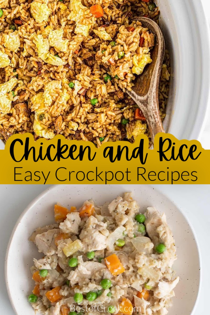 Slow cookers have perfected the art of making easy chicken and rice crockpot recipes more exciting and flavorful. Crockpot Chicken and Rice with Canned Soup | Southern Chicken and Rice Recipe | Cheesy Chicken and Rice Crockpot Recipe | Crockpot Chicken and Rice Frozen Chicken | Crockpot Recipes with Chicken | Chicken Slow Cooker Recipes | Easy Crockpot Dinner Recipes | Family Dinner Ideas | Easy Dinner Recipes | Chicken Dinner Recipes via @bestofcrock