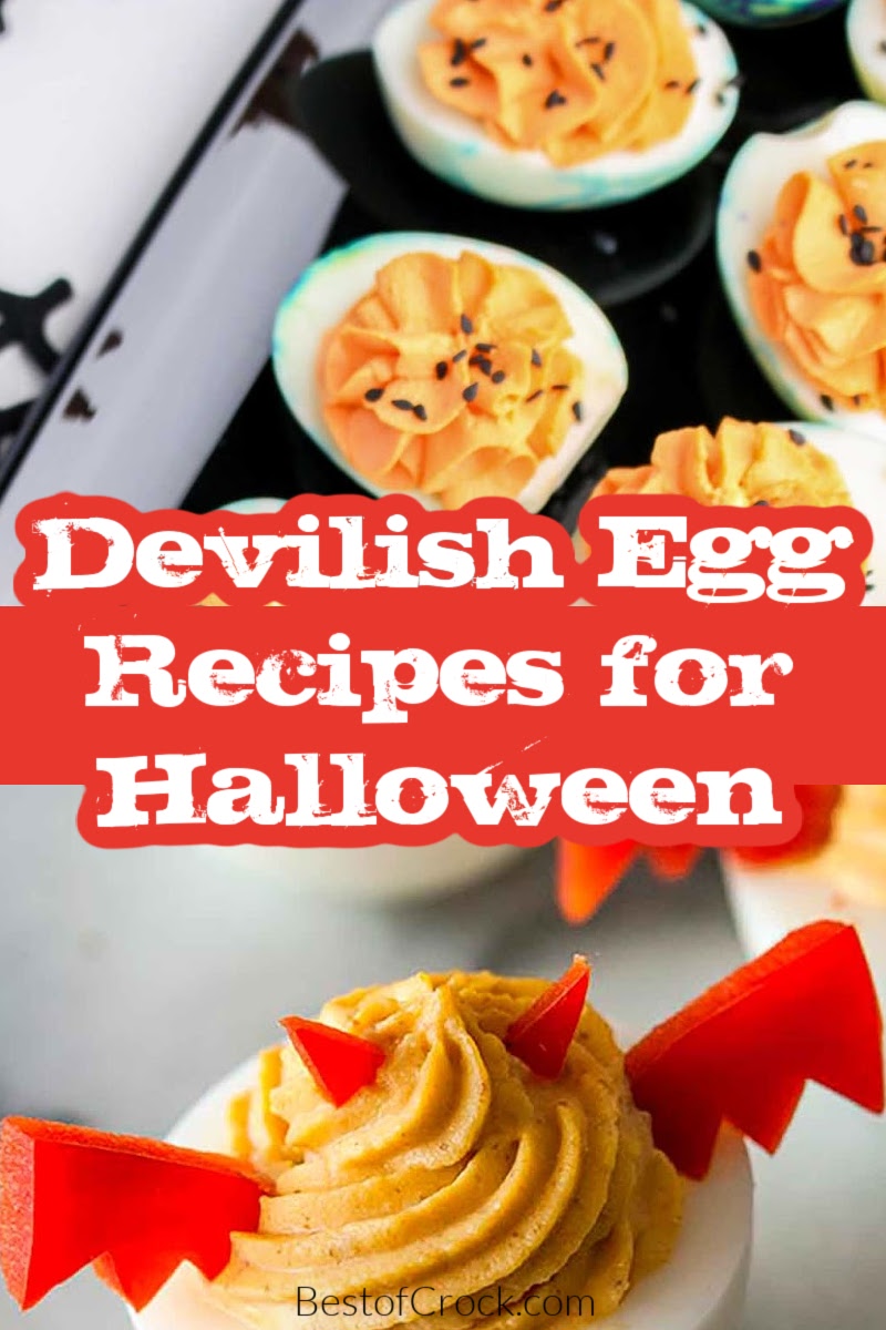These wickedly good Halloween deviled egg recipes make the best Halloween party appetizers for any budget. Halloween Deviled Eggs | Spooky Deviled Eggs | Halloween Party Appetizers | Halloween Egg Recipes | Easy Halloween Deviled Eggs Recipe | Creepy Deviled Eggs for Halloween | Halloween Party Food Ideas | Spooky Appetizers for Halloween Party | Monster Deviled Eggs Recipe | Halloween Themed Deviled Eggs | Best Halloween Party Appetizers | Kid-Friendly Halloween Deviled Eggs via @bestofcrock