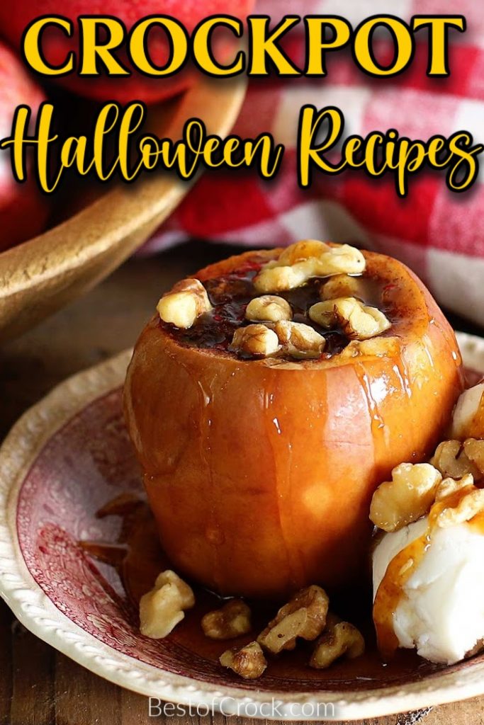 Spooky recipes are perfect during the fall season, but you can make things easier with crockpot Halloween recipes. Halloween Recipes for Kids | Slow Cooker Halloween Recipes Parties | Halloween Appetizer Ideas | Spooky Snack Ideas | Fall Crockpot Recipes | Crockpot Halloween Snacks #halloween #crockpot