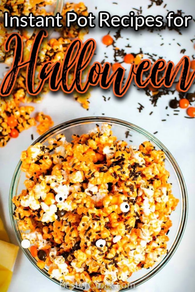 The best Instant Pot Halloween recipes can help you turn your normal evening at home into a spooky celebration. Halloween Party Ideas | Halloween Party Recipes | Foods for Halloween | Spooky Recipes for Halloween | Instant Pot Holiday Recipes | Instant Pot Halloween Party Ideas | Instant Pot Recipes for Fall | Fall Recipes Halloween Instant Pot #halloween#instantpotrecipes
