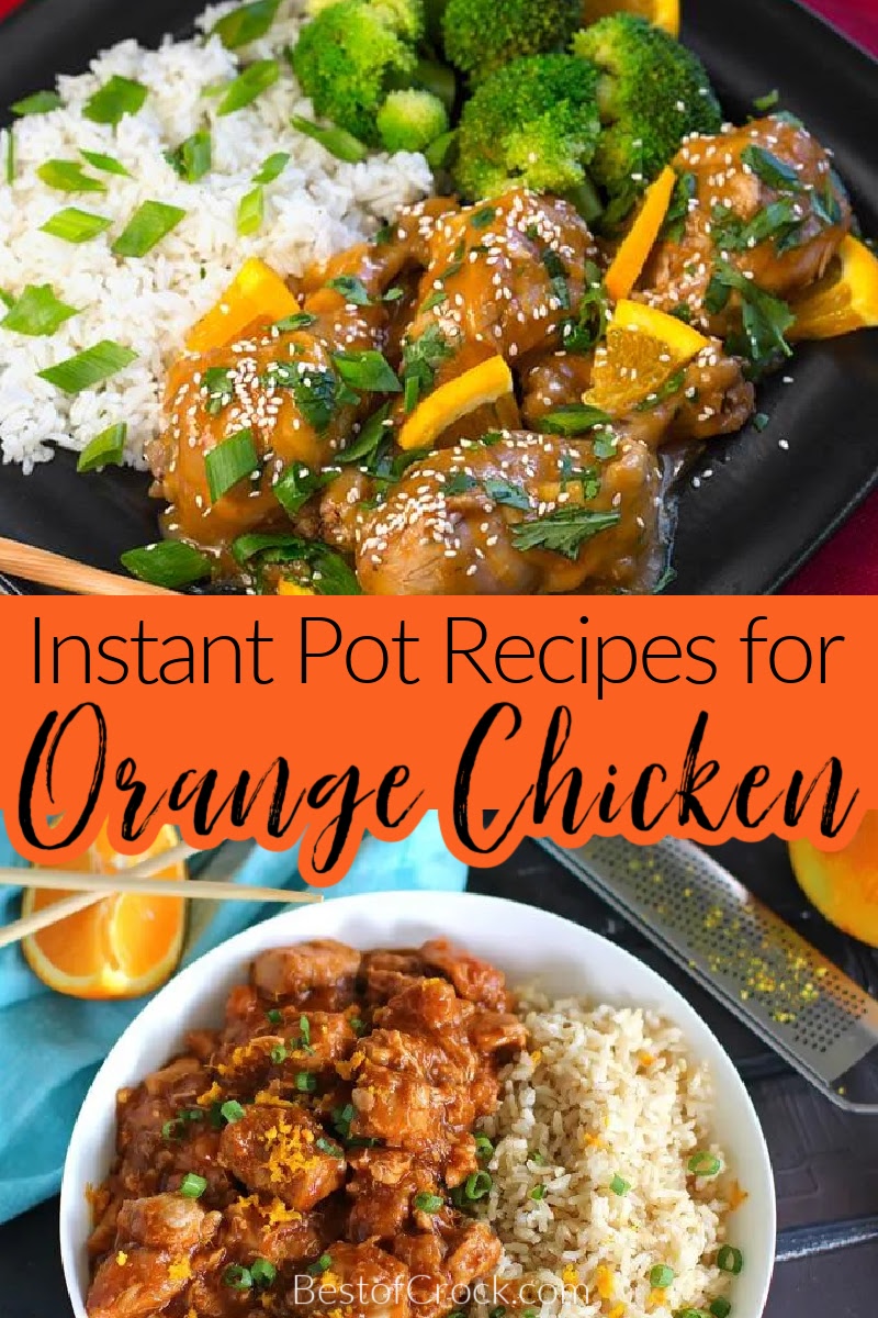 Instant Pot orange chicken recipes are easier than you may think and will help you make delicious homemade Chinese food that tastes just like a restaurant! Orange Chicken Recipe Panda Express | Orange Chicken Healthy | Sticky Orange Chicken Wings | Homemade Orange Chicken | Instant Pot Chicken Recipes | Instant Pot Chinese Recipes | Chinese Food Recipes #chickenrecipes #instantpotrecipes via @bestofcrock