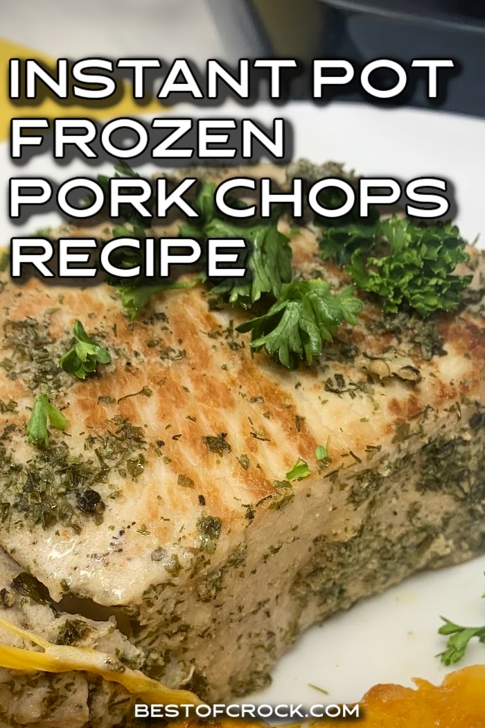 Instant Pot frozen pork chops are easy to make and perfect as a quick dinner recipe when you’re short on time. Instant Pot Frozen Meat Recipes | Instant Pot Low Carb Recipes | Quick Dinner Recipe | Quick Pork Chops Recipe | Boneless Pork Chops Recipe | Tender Pork Chops Tips | Tips for Juicy Pork Chops | How to Pressure Cook Frozen Pork Chops | How to Safely Cook Frozen Pork Chops via @bestofcrock