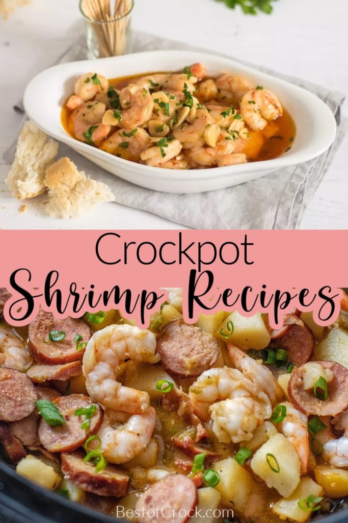 Crockpot shrimp recipes prove that shrimp is the real chicken of the sea; they may even the best crockpot seafood recipes, too! Crockpot Seafood Recipes | Slow Cooker Shrimp and Grits | Tips for Cooking Shrimp | Shrimp Dinner Recipes | Seafood Recipes Slow Cooker | Easy Shrimp Recipes | Crockpot Recipes with Shrimp | Romantic Recipes for Two | Date Night Recipes | Slow Cooker Shrimp Recipes | Slow Cooker Seafood Recipes #seafood #crockpotrecipes