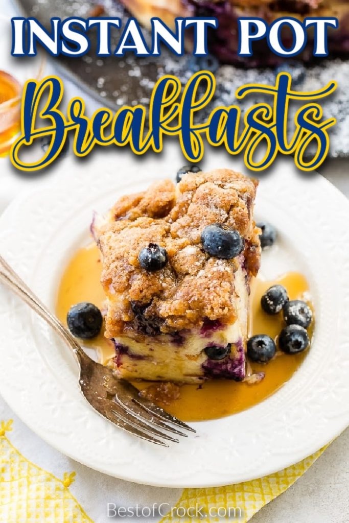 Instant Pot breakfast recipes are the quickest ways to enjoy a good breakfast even during those mornings where time seems to move too fast. Quick Breakfast Recipes | Healthy Breakfast Recipes Instant Pot | Instant Pot Breakfast Recipes Potatoes | Breakfast Casserole Recipes | Breakfast Recipes with Sausage | Easy Breakfast Recipes | Healthy Breakfast Recipes | Breakfast for Busy People #breakfast #instantpotrecipes