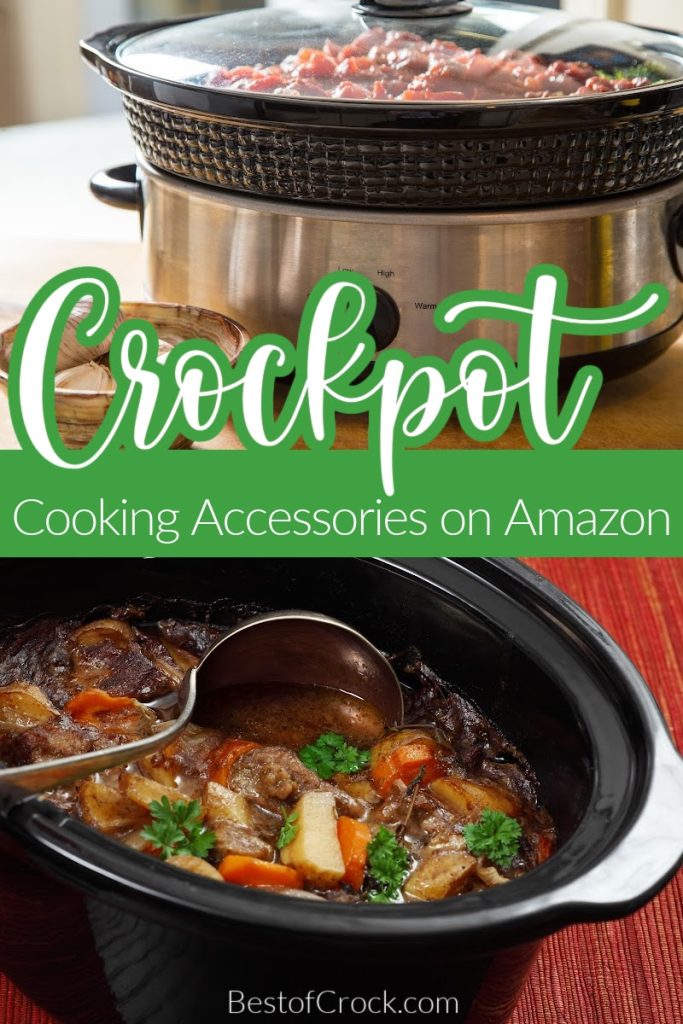 Crockpot cooking accessories on Amazon can help you cook the best crockpot recipes and learn new ways to use a crockpot! Crockpot Express Accessories | Crockpot Pressure Cooker Accessories | Slow Cooker Tips | Crockpot Tips for Beginners | Using a Crockpot | Crockpot Dinner Recipes | Easy Crockpot Recipes | Crockpot Meals | Crockpot Soup Recipes #crockpot #amazon