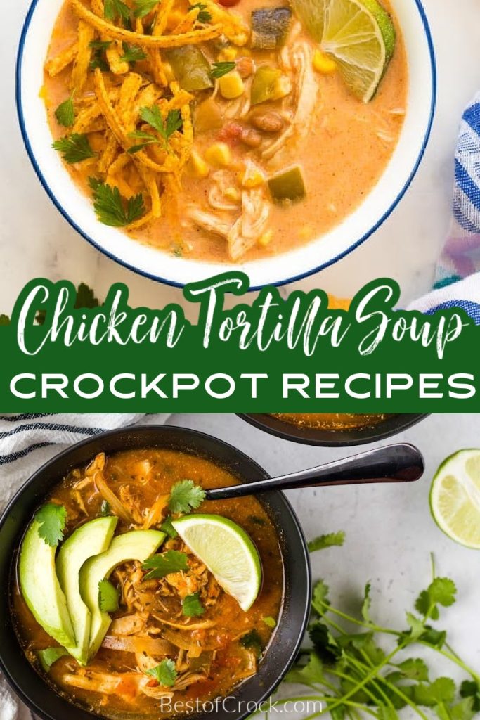 Making slow cooker creamy chicken tortilla soup recipes is easy and requires minimal ingredients, making it the perfect recipe for weekly meal planning. Crockpot Soup Recipes | Slow Cooker Soup Recipes | Crockpot Soup Recipes Chicken | Slow Cooker Recipes with Chicken | Side Dish Recipes Crockpot | Crockpot Recipes with Chicken |Crockpot Starter Recipes | Crockpot Mexican Food | Mexican Soup Recipes | Chicken Soup Ideas | Healthy Soup Recipes #slowcooker #souprecipes