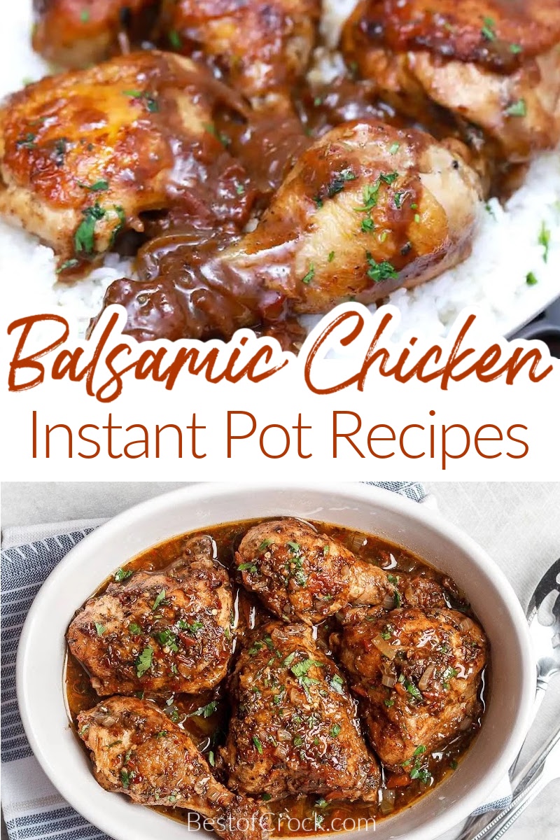 Balsamic chicken recipe online instant pot